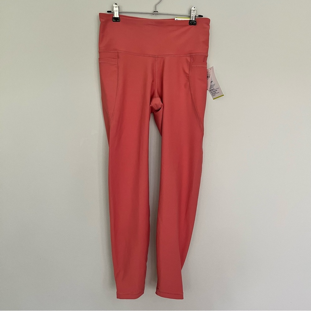 Old Navy Powersoft High Waisted Coral Leggings